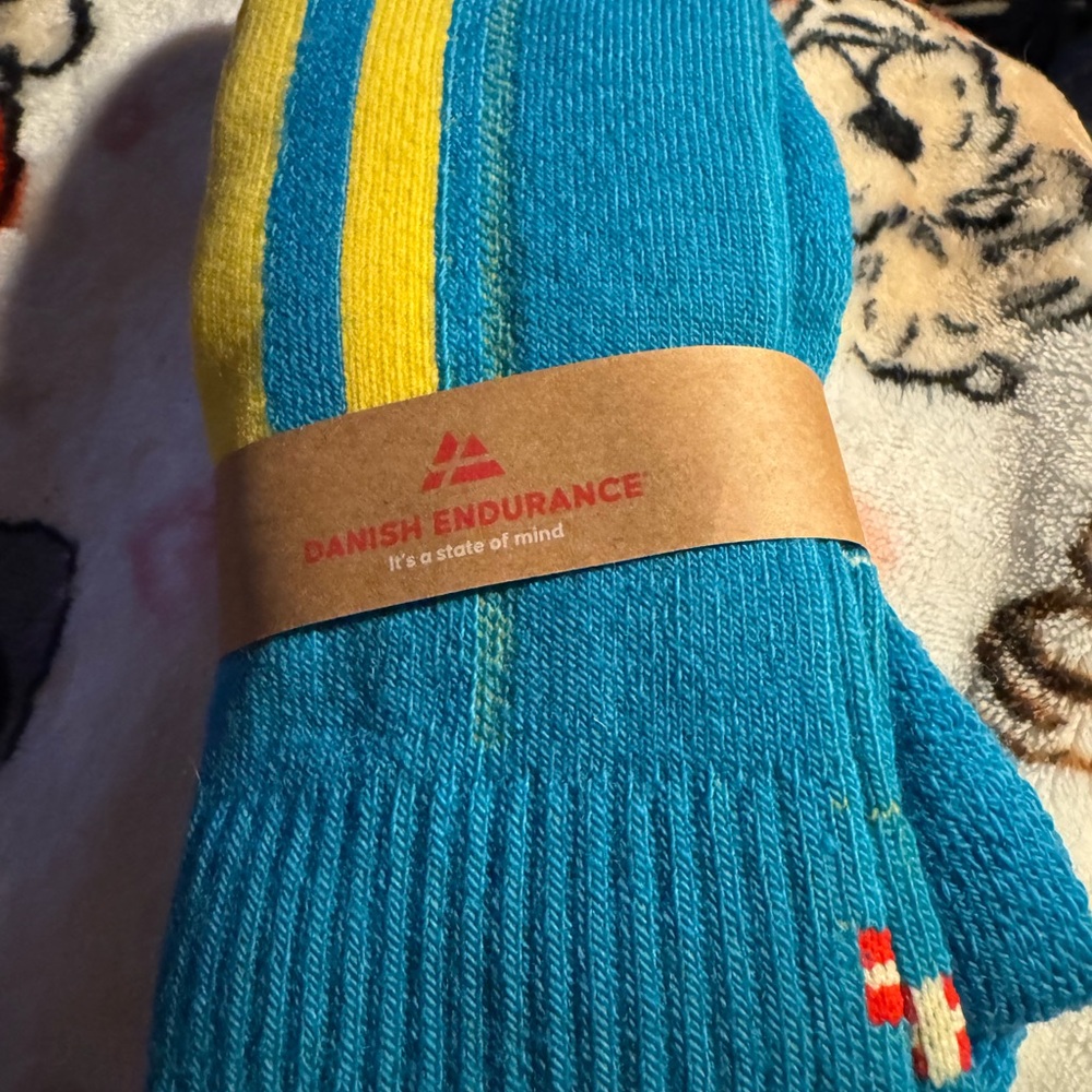 Blue and Yellow Socks
